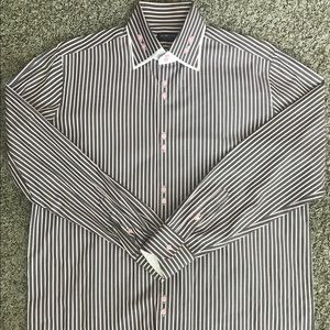 Domani Men’s Dress Shirt. Size: Large. 34/35